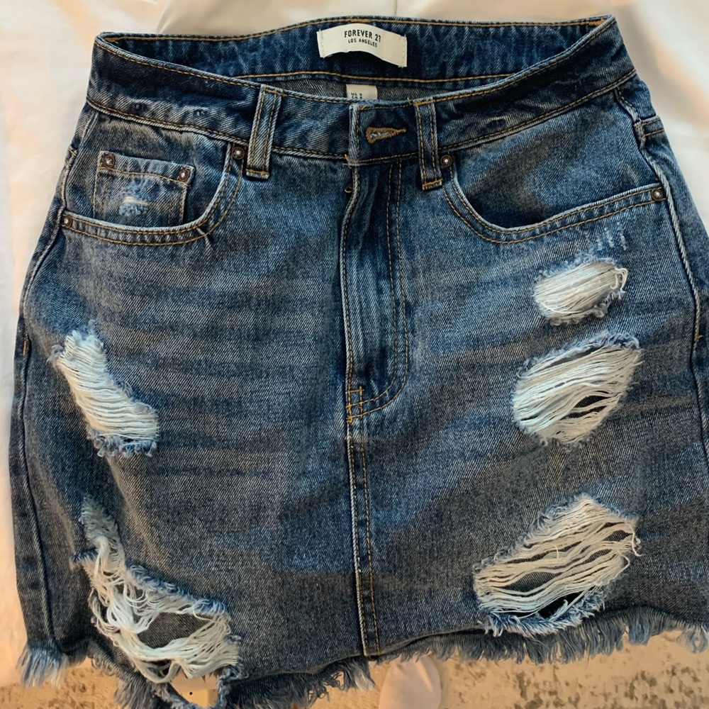 Forever 21 denim skirt